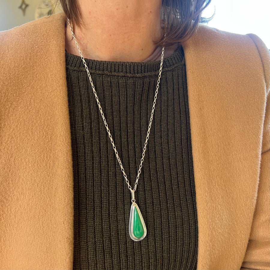 I see in green Chalcedony