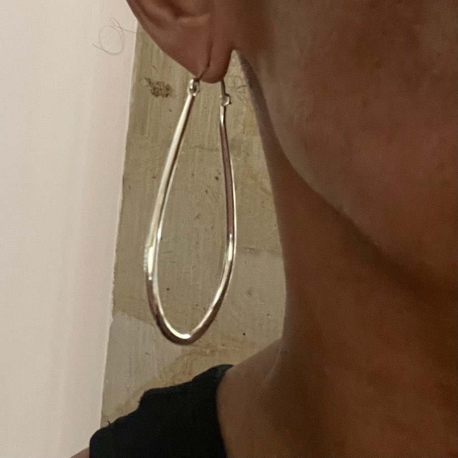 Efua hoop earring large