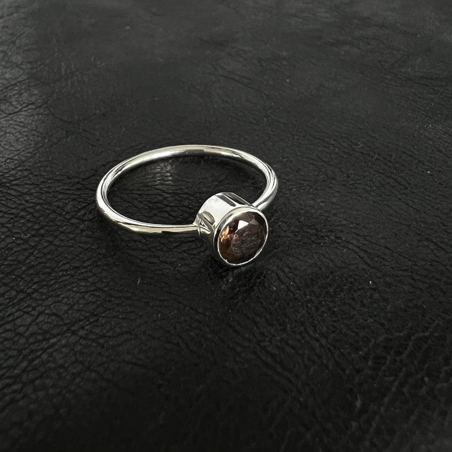 No ordinary love smoky quartz round cut
