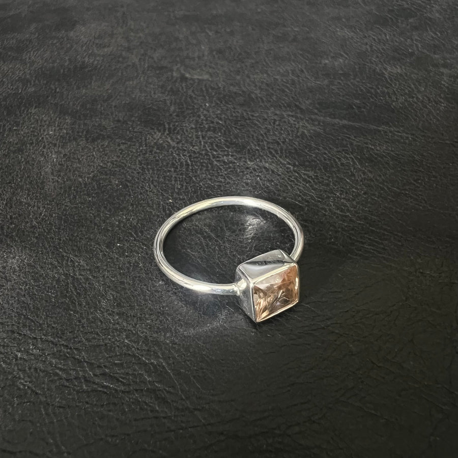 No ordinary love yellow ametrine princess cut