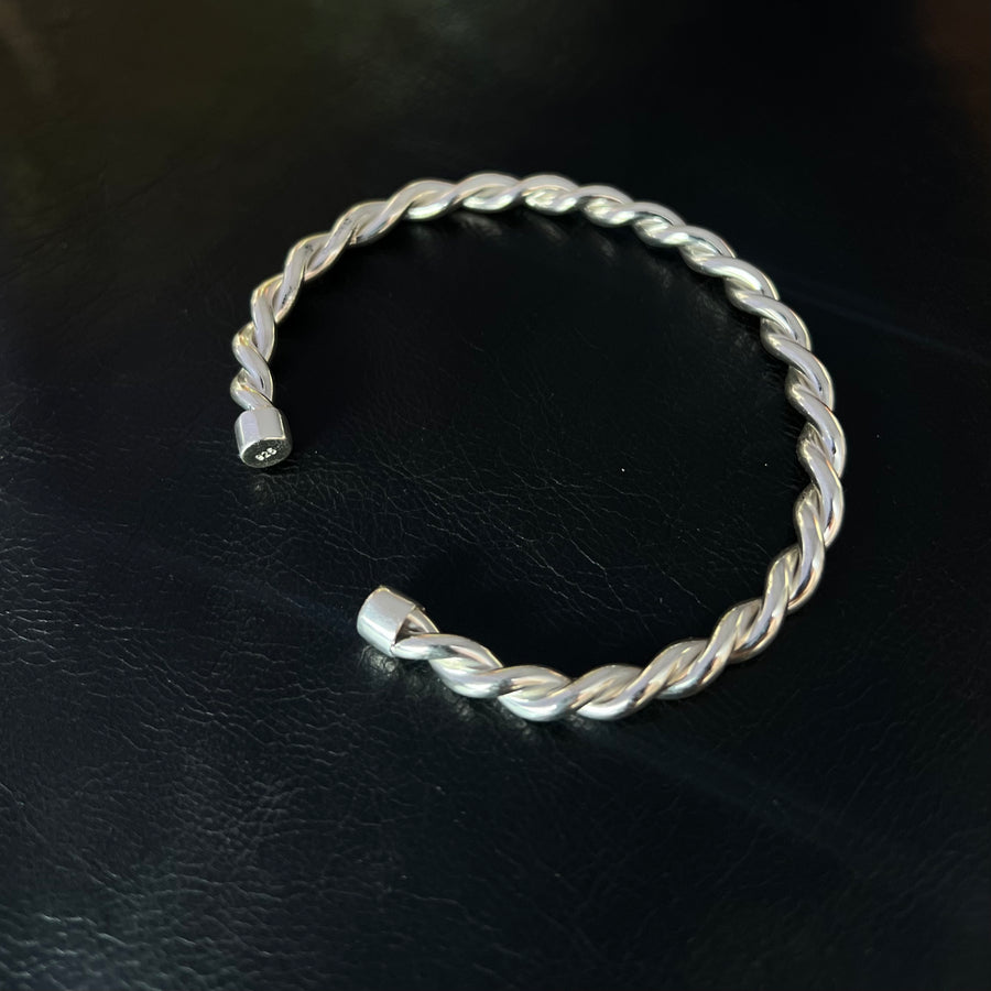 Twisted Torc Bangle