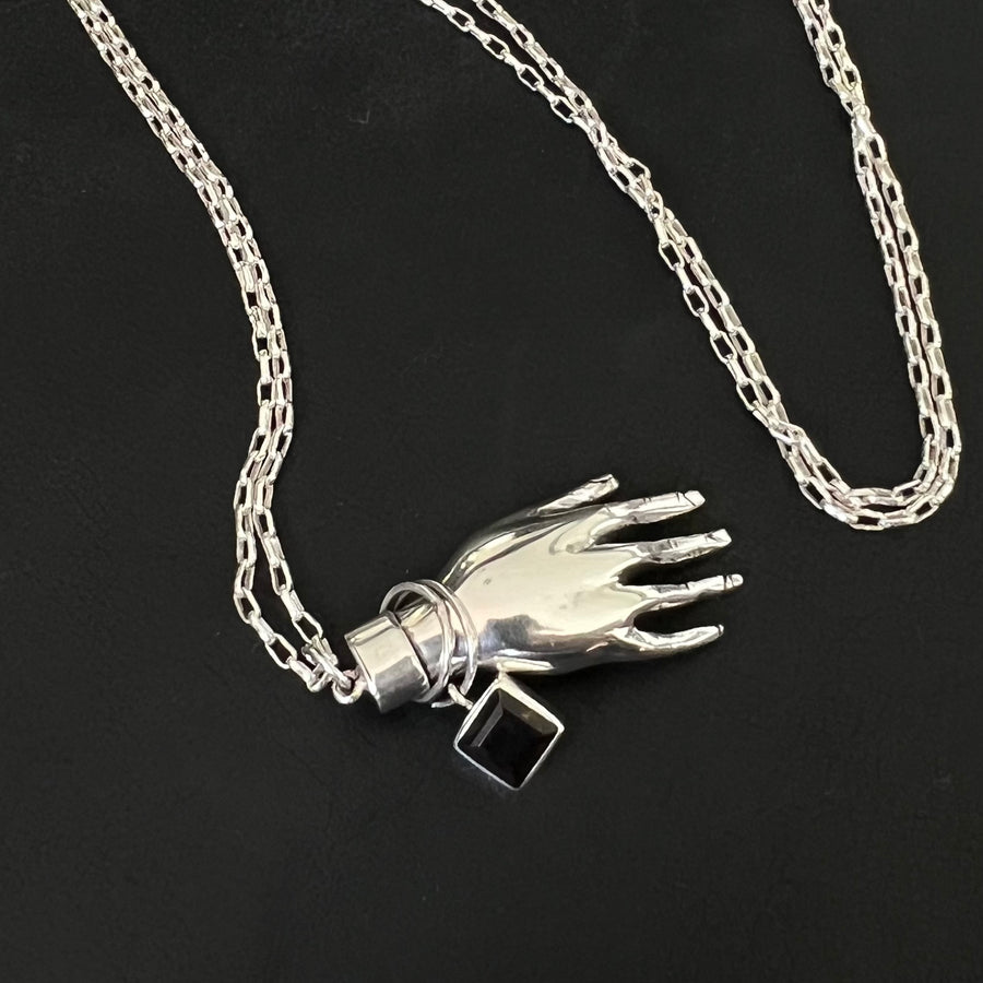 Nana Aba Hand Amulet Smoky quartz
