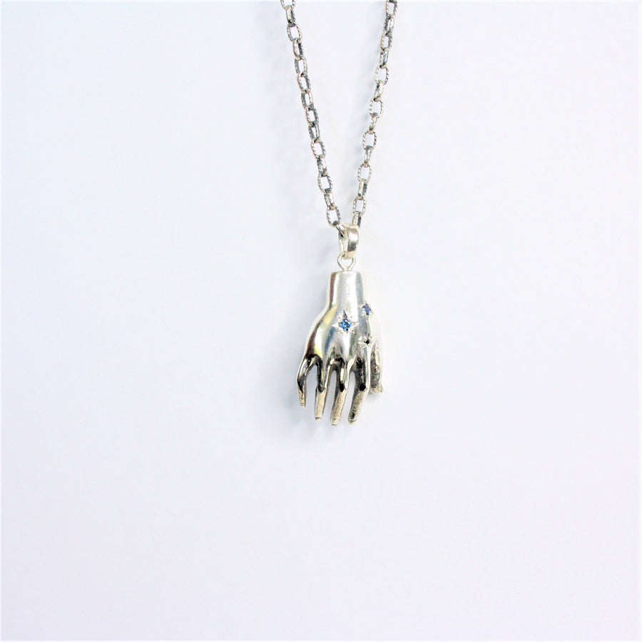 Sapphire Nana Aba Hand Amulet MADE TO ORDER